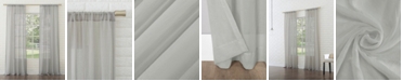 No. 918 Silvia Crushed Texture Semi-Sheer Rod Pocket Curtain Panel, 108" L x 50" W